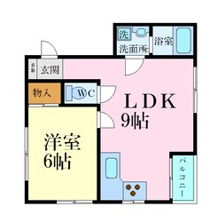 打出駅 徒歩5分 1階の物件間取画像